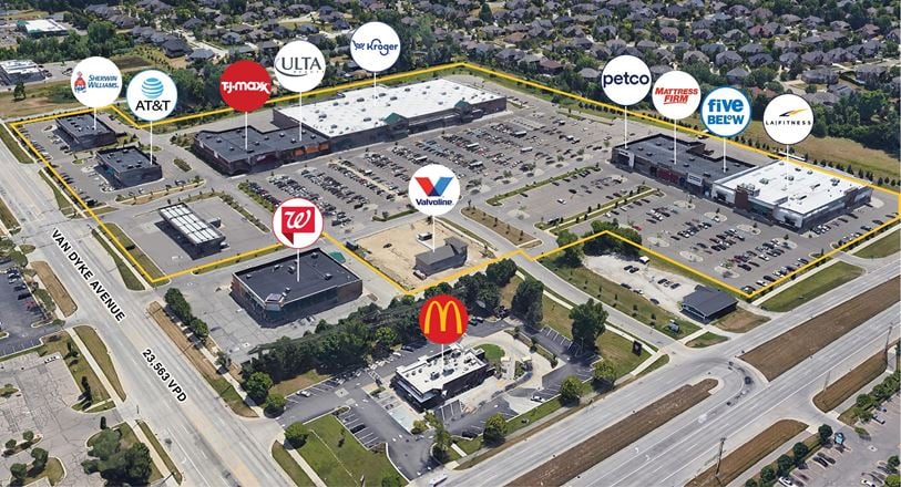 Retail space for Rent at 26 Mile Road & Van Dyke Avenue in Shelby Township