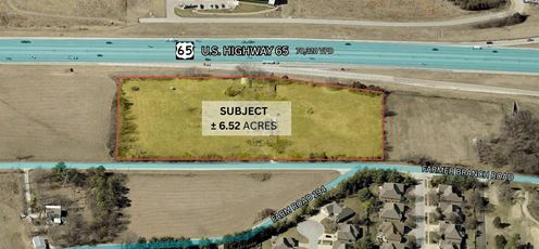 DEVELOPMENT SITE FOR SALE OFF U.S. HIGHWAY 65 & EVANS RD.
