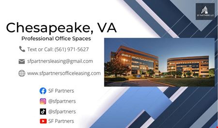 Office space for Rent at 870 Greenbrier Circle in Chesapeake