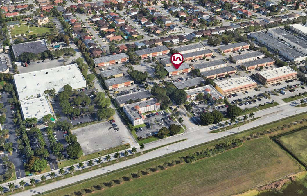 End-cap Warehouse Condo near Tamiami Airport