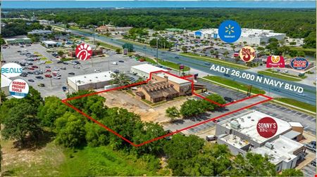 Retail space for Rent at 610 N Navy Blvd in Pensacola