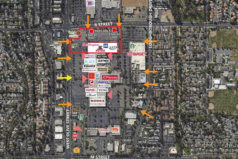 Merced Mall Anchor Space For Lease