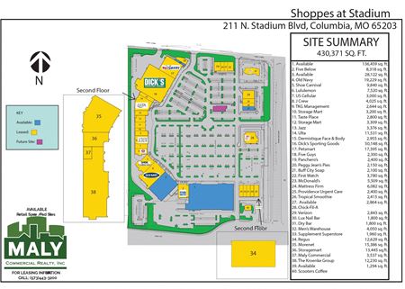 Retail space for Rent at 211 North Stadium Boulevard, Suite 101 in Columbia