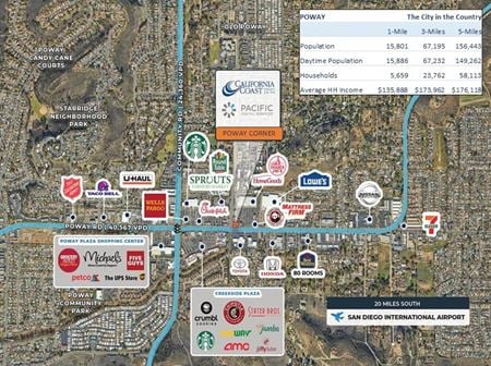 Photo of commercial space at 13616 Poway Road in Poway