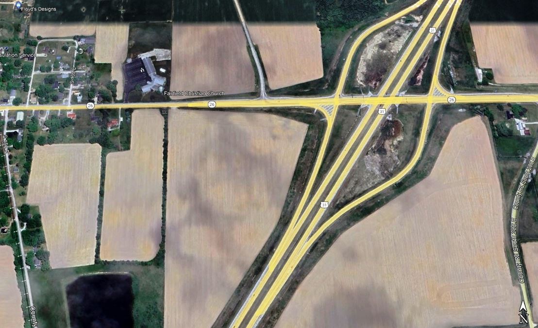 Development Land Opportunity in Kokomo, IN. with Great Access to US 31 & SR 26