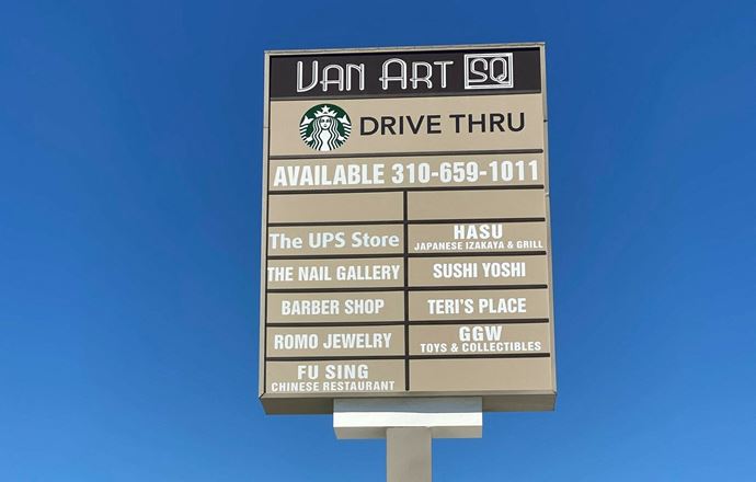 Remodeled South Bay Shopping Center