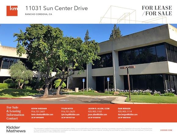 Office space for Sale at 11031 Sun Center Drive in Rancho Cordova