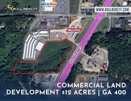 VacantLand space for Sale at 1554 Georgia 400 in Dawsonville