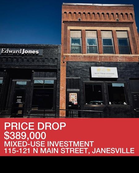 Retail space for Sale at 121 Main Street North in Janesville