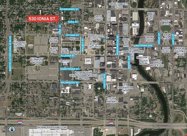 530 W Ionia, Downtown Lansing with On-Site Parking