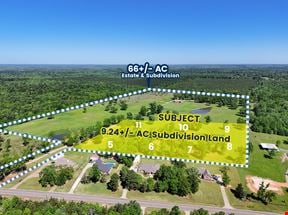 9.24 +/- AC: Subdivision Land Heathwood Estates