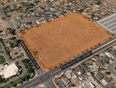VacantLand space for Sale at  SWC of Soboba St. & Florida Ave. in East Hemet