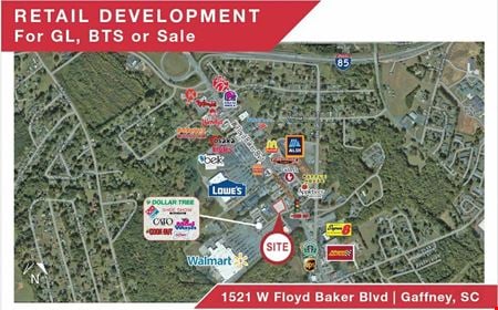 VacantLand space for Sale at 1521 W Floyd Baker Blvd in Gaffney