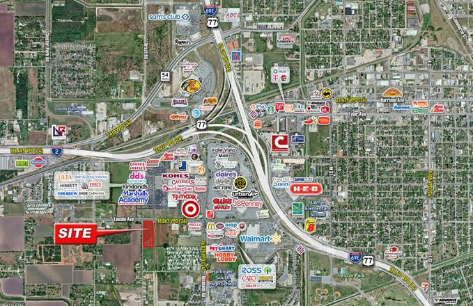 VacantLand space for Sale at E Lincoln Ave in Harlingen