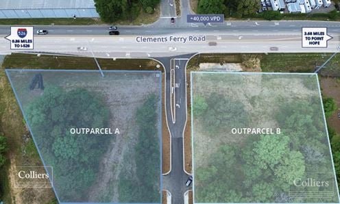 Outparcel A Available on Clements Ferry Road +/- 1.379 Acres