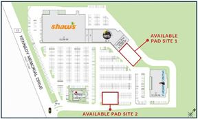 Pad Sites at Shaw's Plaza