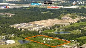10.95 Acre Multi Family Land in Opportunity Zone