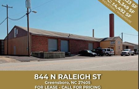 Industrial space for Rent at 844 N Raleigh St in Greensboro