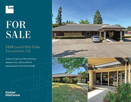 Office space for Sale at 5404 Laurel Hills Dr in Sacramento