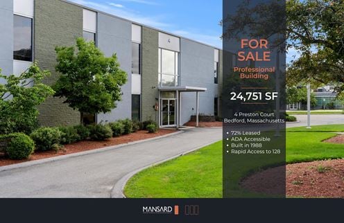 24,751 +/- SF R&D Investment Opportunity | Route 128