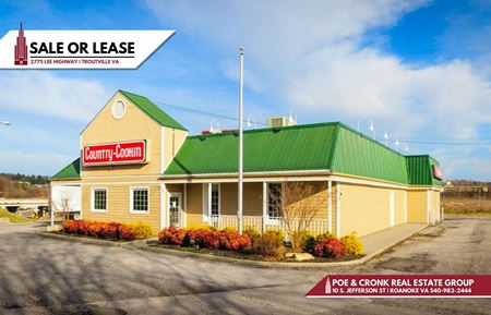 Photo of commercial space at 2775 Lee Highway in Troutville