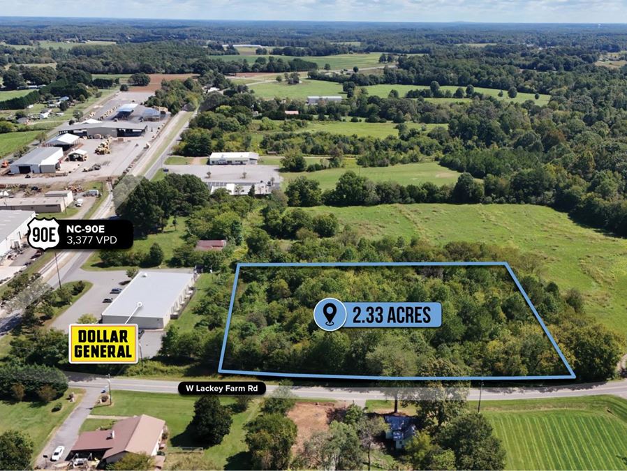 $1 Auction – 2.3 Acre Parcel | Charlotte CSA | Dollar General Adjacent