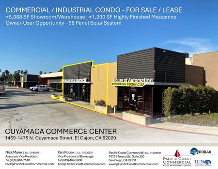 Photo of commercial space at 1469 N Cuyamaca St in El Cajon