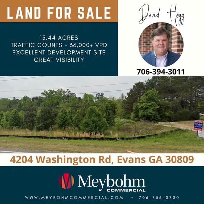 Washington Road Evans, Georgia Development Tract