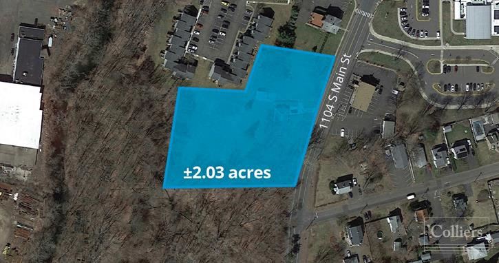 ±2.03 acres of business zoned land located on the southern side of Southington, CT