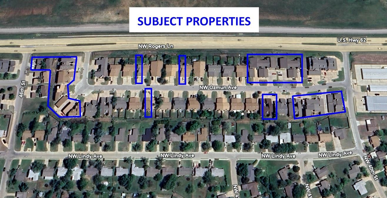 100 Unit Multifamily Portfolio in Lawton, OK 