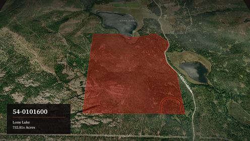 733 Unzoned Acres with Open Meadow Ground in Montana's Lone Lake Country