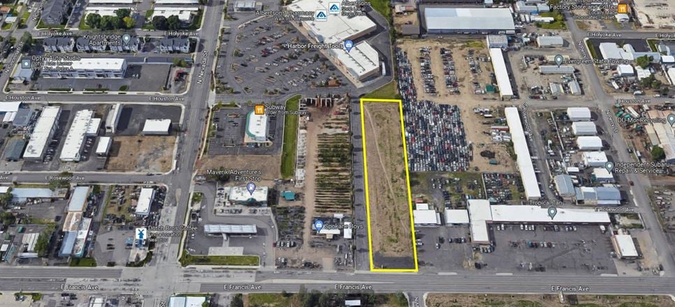 VacantLand space for Rent at 1123 E Francis Ave in Spokane
