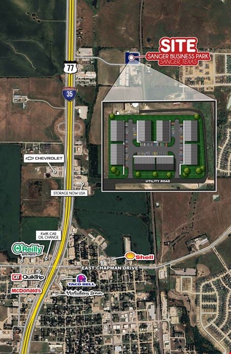 Photo of commercial space at TBD Utility Rd in Sanger