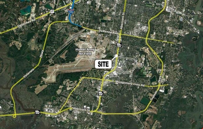 Free-Standing Drive-Thru ATM on Abercorn | For Lease