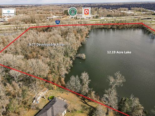 Prime I-10 Development Opportunity in Prairieville, LA