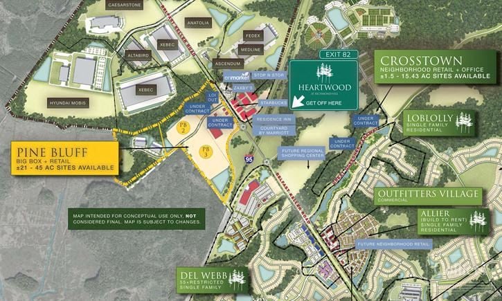 Commercial Sites in the Heart of Richmond Hill’s Growth Corridor Near I-95