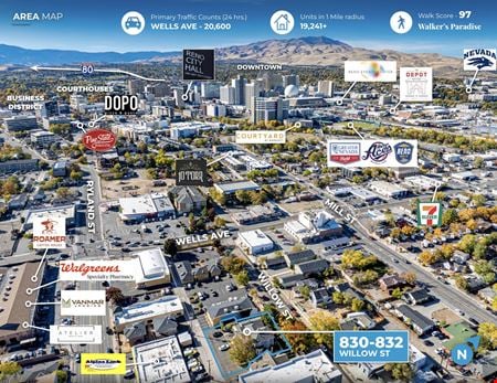 Office space for Sale at 830/832 Willow St in Reno