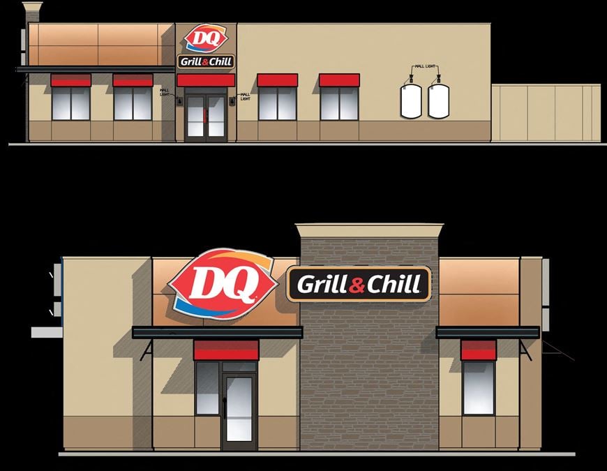 Freestanding Dairy Queen With Drive- Through