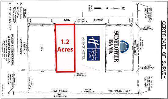 1.2 Acre Retail Pad Site - Hays, KS