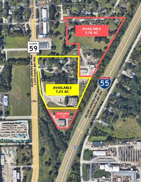 I-55 & I-80 Development Site Hard Corner Outlot