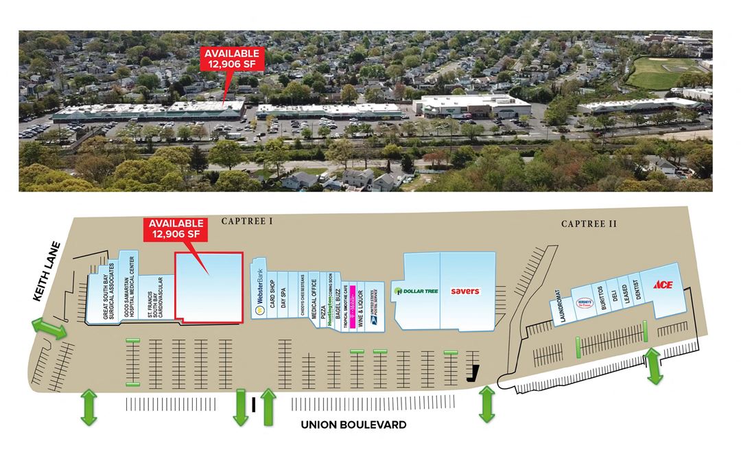 12,880 SF Jr. Anchor Space Available - Captree Village Shopping Center