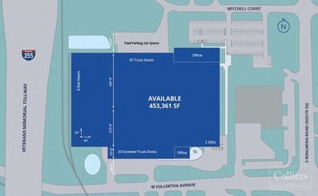 Industrial space for Rent at 350 S Rohlwing Rd in Addison