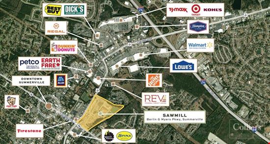 ±1-2-Acre Outparcels Available For Lease