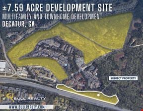 ±7.59 Acres | Multifamily and Townhome Development Site