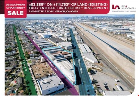 VacantLand space for Sale at 5100 District Blvd in Vernon