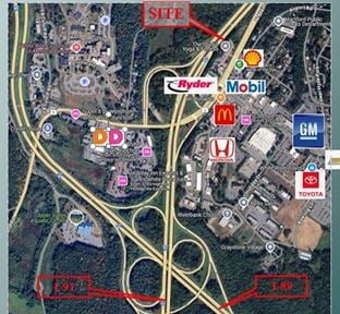retail lot @ I-89 & I-91