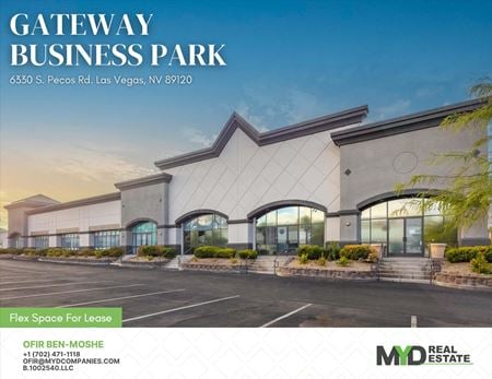 Industrial space for Rent at 6330 S Pecos Rd in Las Vegas