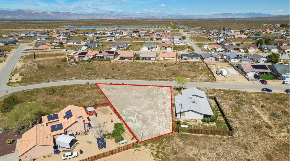 ±0.23 Acres of Level Land in California City