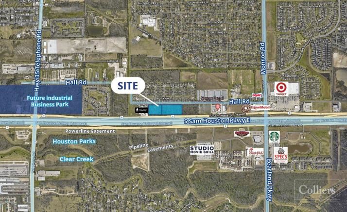 For Sale | ±3.18 and 6 Acre Parcels on Sam Houston Tollway