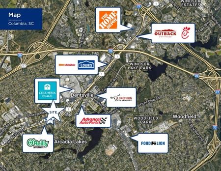 Retail space for Rent at 6615 Two Notch Rd in Columbia